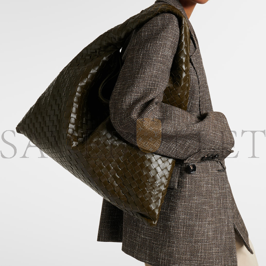 BOTTEGA VENETA HOP LARGE LEATHER TOTE BAG P00933642 (56*40*8cm)